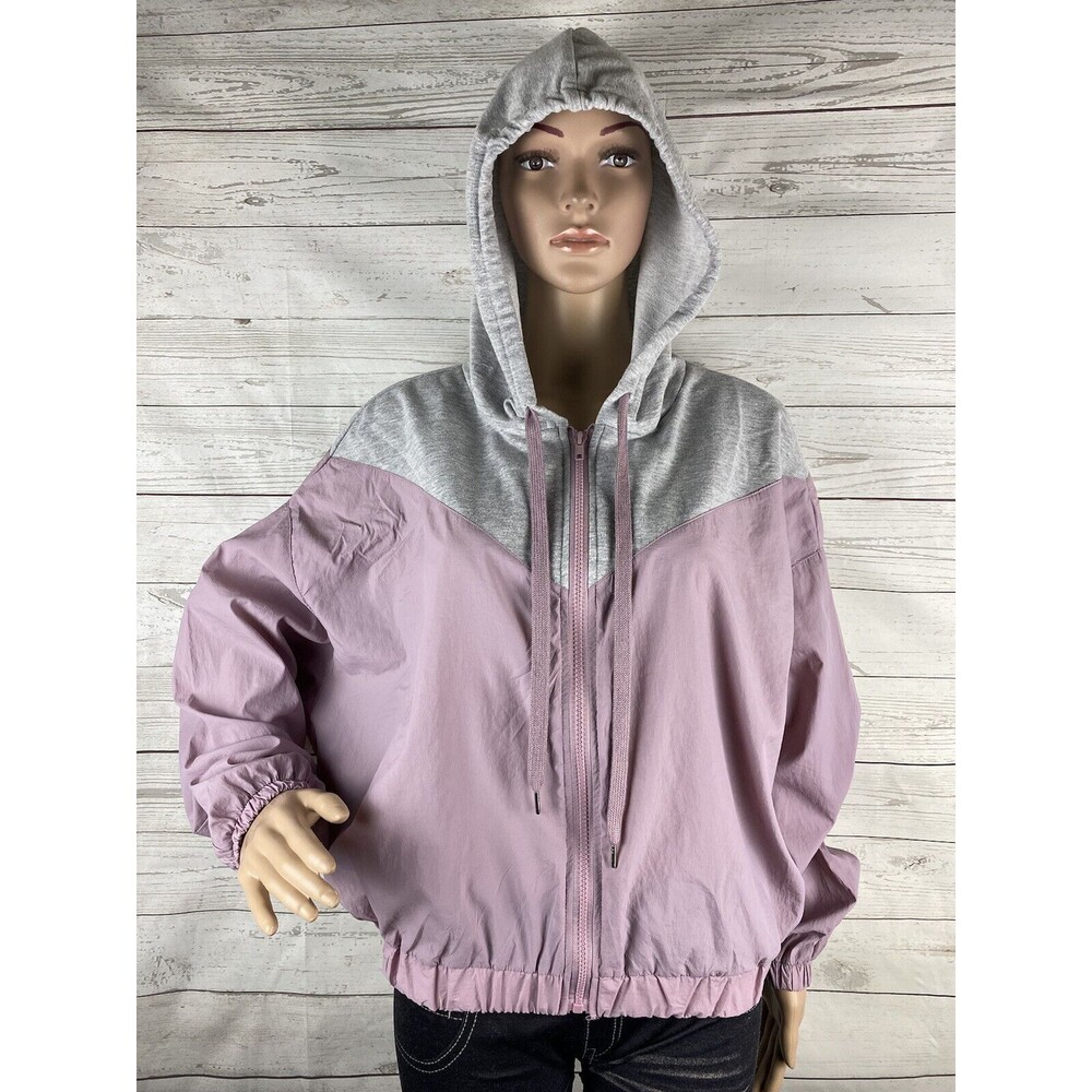 Angel Kiss Los Angeles Hooded Windbreaker Jacket